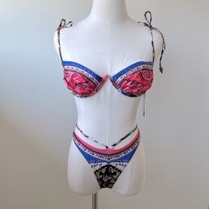 AGUA BENDITA | Antiq Donna Embroidered Bikini Set